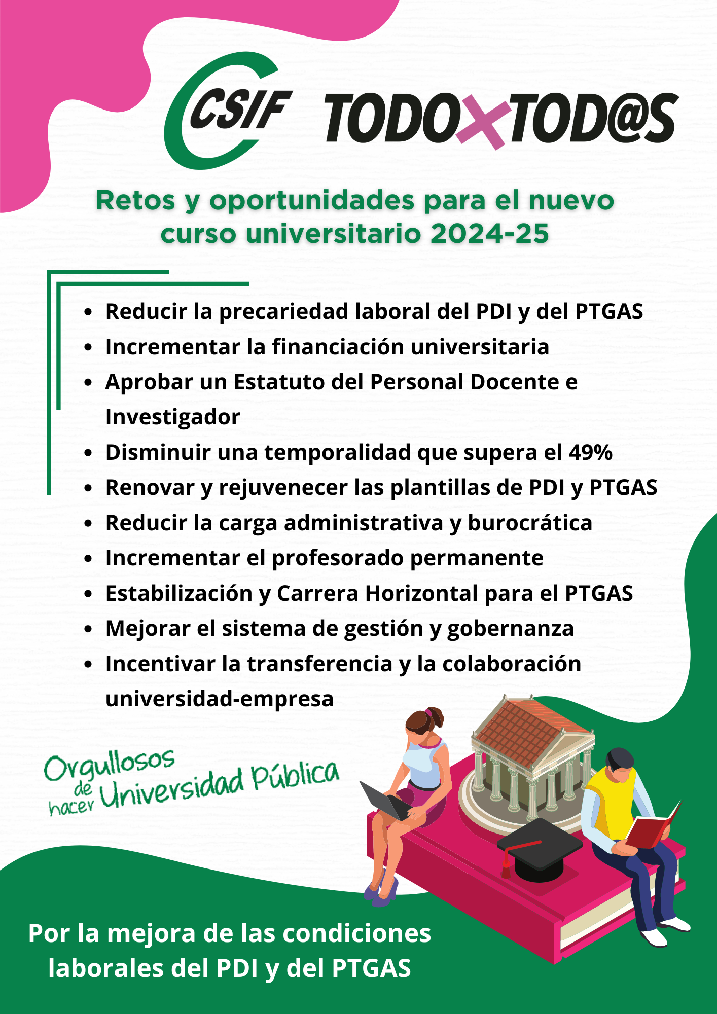 Retos y oportunidades para el nuevo curso universitario 2024-25